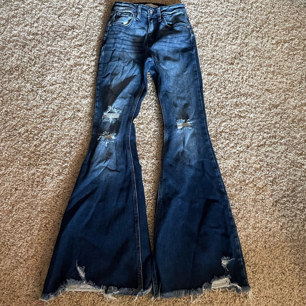 KanCan high rise flare jeans 24/34
